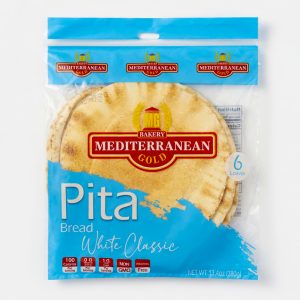 10 Piece White Classic Pita Bread